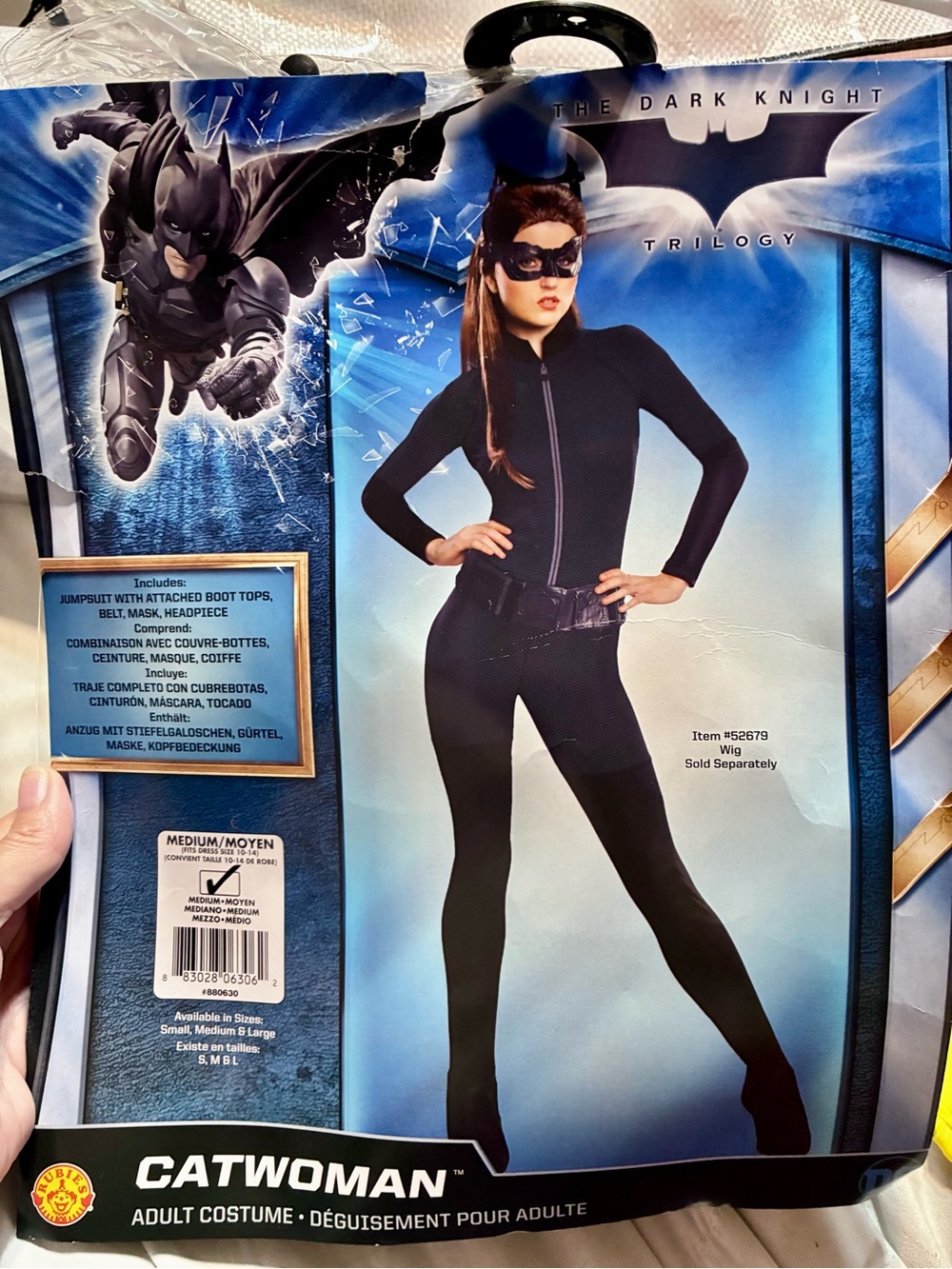 Rubie's Catwoman Women's Black Jumpsuit Costume M